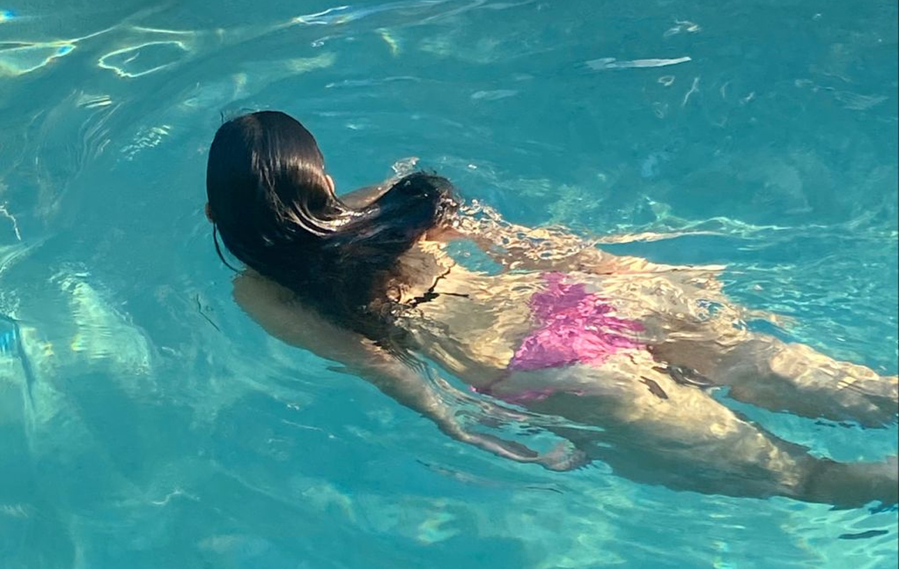 Overcoming water fear private swimming session Dubai